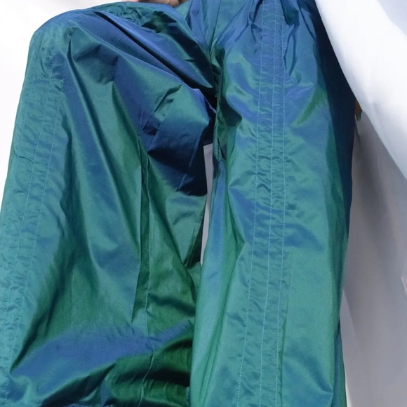NWT ESQ Aqua Iridescent Oversized Pant - Picture 4 of 9